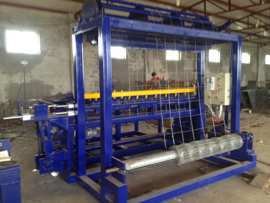4kw Wire Mesh Weaving Machine 2400mm Grassland Fence Machine For Animal Fence